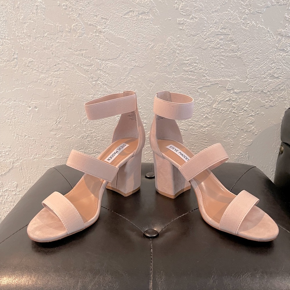 Steve Madden pink blush heels
